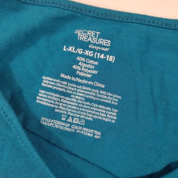 Secret Treasures I love long weekends giraffe novelty sleep shirt - Picture 9 of 9